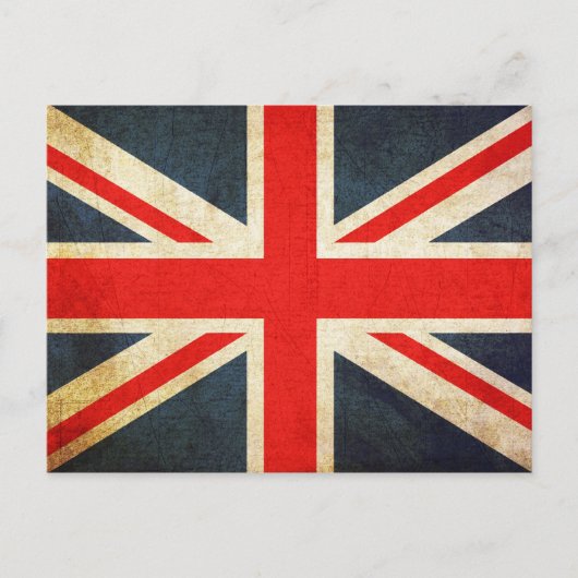 vlag van de Britse Unie Briefkaart (Voorkant)