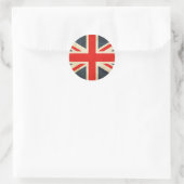 vlag van de Britse Unie Ronde Sticker (Tas)