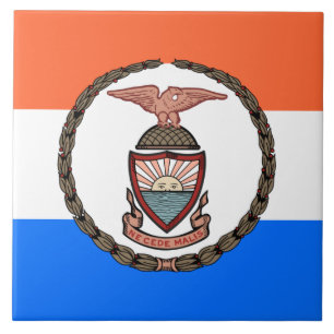 Vlag van de Bronx (Borough in New York City) Tegeltje