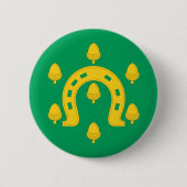 Vlag van de Button Rutland Pinback (Voorkant)