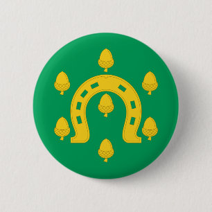 Vlag van de Button Rutland Pinback