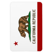 VLAG VAN DE CALIFORNIA - MAGNEET (Verticaal)