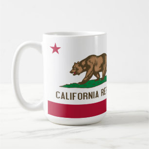 Vlag van de Californische Mok Coffee Tea