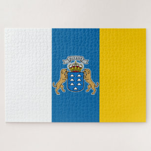Vlag van de Canarische Eilanden (Canarische Eiland Legpuzzel