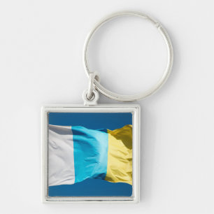 vlag van de Canarische Eilanden Sleutelhanger