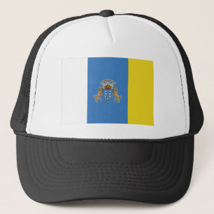 vlag van de Canarische Eilanden Trucker Pet
