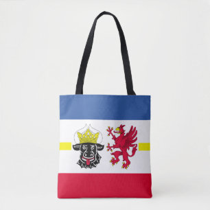 Vlag van de Canvas tas Mecklenburg-Western Pommere
