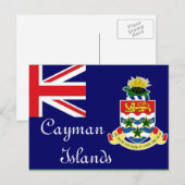 vlag van de Caymaneilanden Briefkaart (Voorkant / Achterkant)