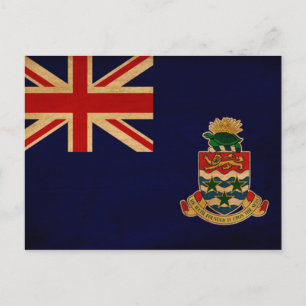 vlag van de Caymaneilanden Briefkaart