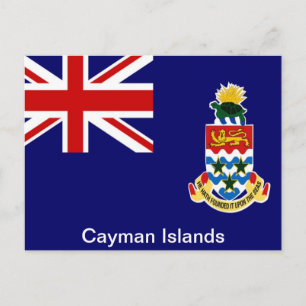 Vlag van de Caymaneilanden Briefkaart