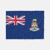 vlag van de Caymaneilanden Fleece Deken (Voorkant (Horizontaal))