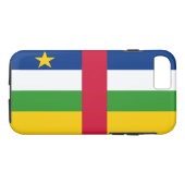 Vlag van de Centraal-Afrikaanse Republiek Case-Mate iPhone Case (Achterkant (Horizontaal))