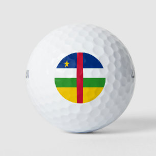 Vlag van de Centraal-Afrikaanse Republiek Golfballen
