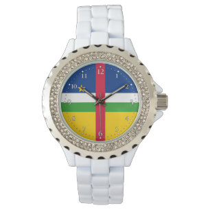 Vlag van de Centraal-Afrikaanse Republiek Horloge