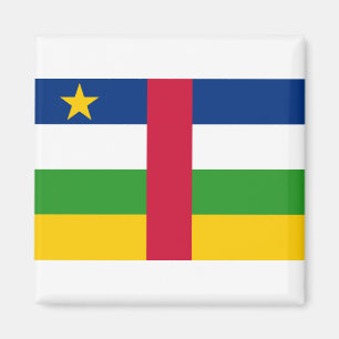 Vlag van de Centraal-Afrikaanse Republiek Magneet
