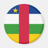 vlag van de Centraal-Afrikaanse Republiek Magnet Magneet (Voorkant)