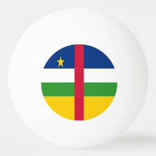 Vlag van de Centraal-Afrikaanse Republiek Pingpongballen