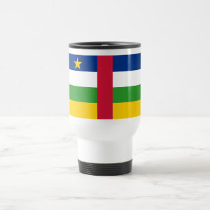 Vlag van de Centraal-Afrikaanse Republiek Reisbeker
