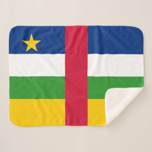 Vlag van de Centraal-Afrikaanse Republiek Sherpa Deken