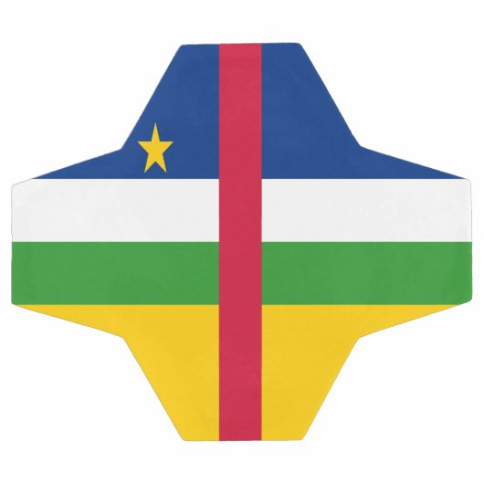 Vlag van de Centraal-Afrikaanse Republiek Voetbal (Enkel)