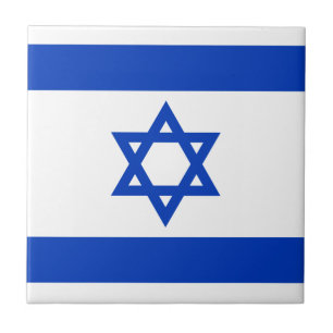 Vlag van de Ceramiektegel van Israël Tegeltje