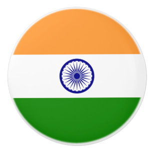Vlag van de Ceramische Knop van India