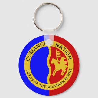 Vlag van de Comanche Nation Sleutelhanger