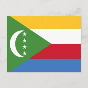 Vlag van de Comoren Briefkaart