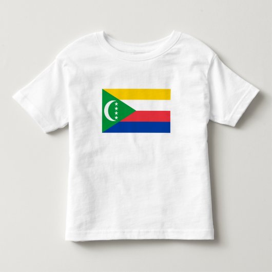 Vlag van de Comoren Kinder Shirts (Voorkant)