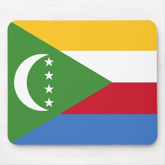 Vlag van de Comoren Muismat (Voorkant)