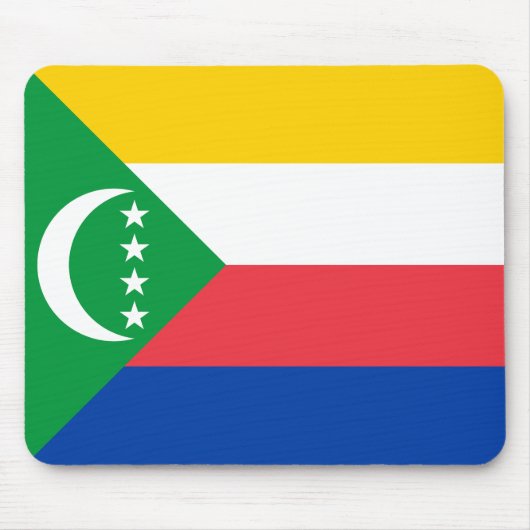 Vlag van de Comoren Muismat (Voorkant)