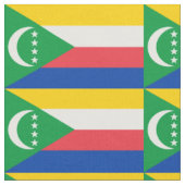 Vlag van de Comoren Stof (Close Up)