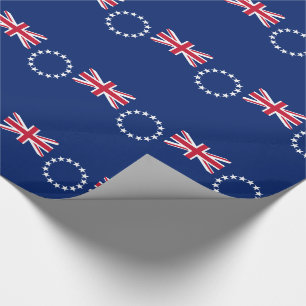 Vlag van de Cookeilanden Cadeaupapier