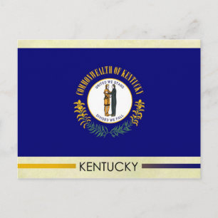 Vlag van de deelstaat Kentucky Briefkaart
