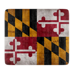  vlag van de deelstaat Maryland Snijplank