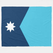 vlag van de deelstaat Minnesota Fleece Deken (Voorkant (Horizontaal))