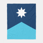 vlag van de deelstaat Minnesota Fleece Deken (Voorkant)