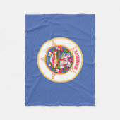 vlag van de deelstaat Minnesota Fleece Deken (Voorkant)