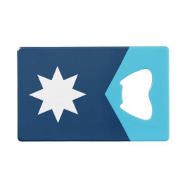 vlag van de deelstaat Minnesota Kredietkaart Flessenopener