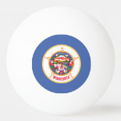 vlag van de deelstaat Minnesota Pingpongballen (Achterkant)