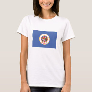 vlag van de deelstaat Minnesota T-shirt