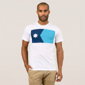 vlag van de deelstaat Minnesota T-shirt (Voorkant volledig)