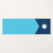 vlag van de deelstaat Minnesota Yogamat (Achterkant (horizontaal))