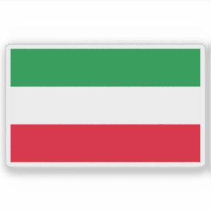 Vlag van de deelstaat Noordrijn-Westfalen, Duitsla Sticker