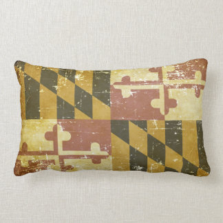 vlag van de deelstaat Worn Patriotic Maryland Kussen