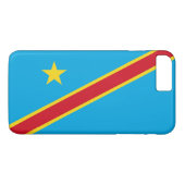 Vlag van de Democratische Republiek Congo Case-Mate iPhone Case (Achterkant (Horizontaal))