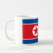 Vlag van de Democratische Volksrepubliek Korea Koffiemok (Links)