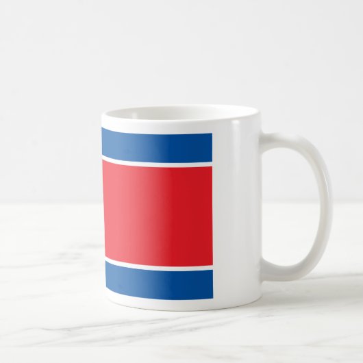 Vlag van de Democratische Volksrepubliek Korea Koffiemok (Rechts)