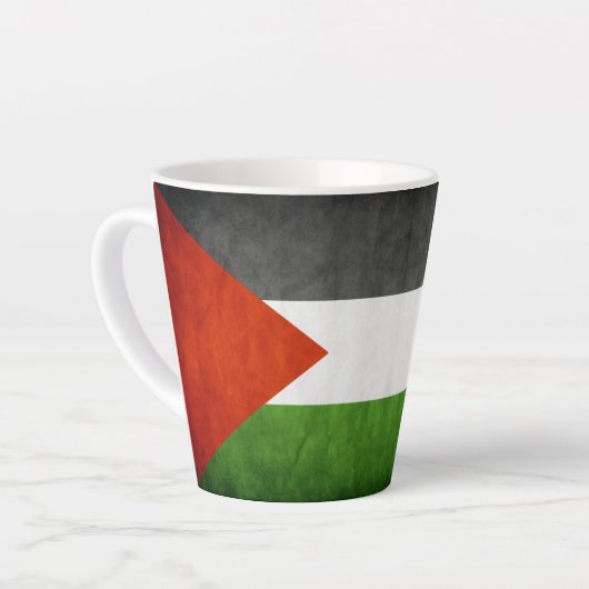 Vlag van de doelgrunge Palestine Latte Mok (Linkerhoek)