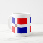 Vlag van de Dominicaanse Republiek Koffiemok (Voorkant links)